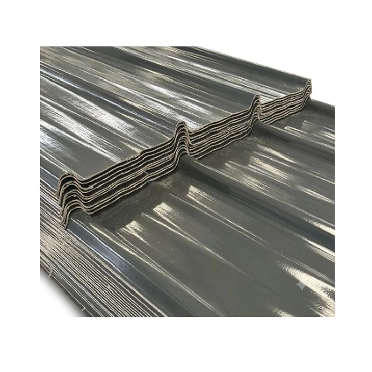 Ogenomskinliga korrugerade 3,5 mm FRP-takpaneler