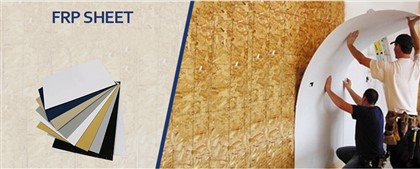 FRP-präglade paneler för väggpaneler